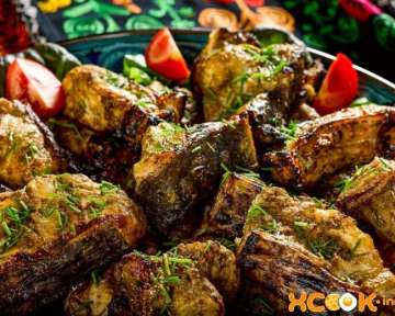 Вкусный шашлык из рыбы сом – пошаговый фото рецепт маринования и приготовления на мангале