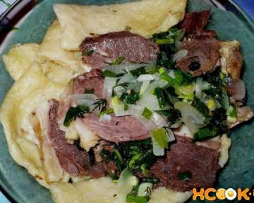 Как правильно приготовить бешбармак из баранины — рецепт блюда по-казахски с пошаговыми фото