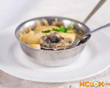 Жульен из свежих шампиньонов со сметаной — фото рецепт, как приготовить классический грибной жульен