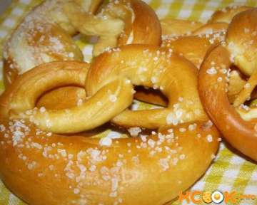 Немецкий крендель брецель с солью — рецепт с фото, как приготовить