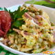 Вкусный салат с капустой, горошком и копченой колбасой – как приготовить в домашних условиях, простой рецепт с пошаговыми фото