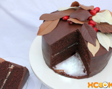 Рецепт приготовления шоколадных листьев для торта своими руками в домашних условиях с фото