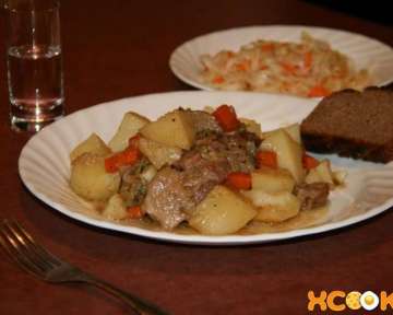 Тушеная баранина с картошкой в духовке – пошаговый рецепт с фото, как ее приготовить