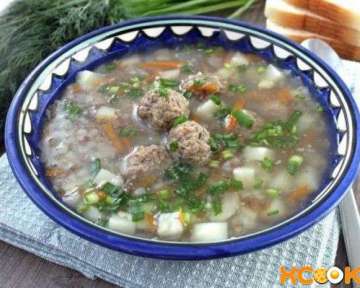 Гречневый суп с фрикадельками в мультиварке – пошаговый рецепт с фото приготовления в домашних условиях