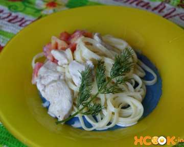 Итальянская паста фетучини с курицей – рецепт с пошаговыми фото, как приготовить в сливочном соусе