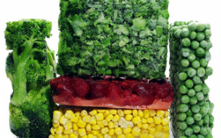 Замороженные овощи — калорийность, польза и вред
