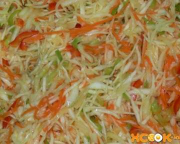 Овощной салат Витаминный из капусты и моркови – рецепт с пошаговыми фото, как сделать с болгарским перцем