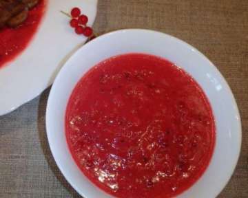 Соус из красной смородины к мясу – пошаговый рецепт с фото, как его приготовить