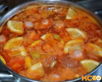 Суп солянка с сосисками по-домашнему – пошаговый рецепт с фото приготовления