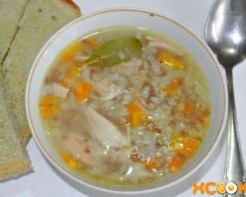 Гречневый суп на курином бульоне с грудкой – пошаговый рецепт с фото приготовления в домашних условиях