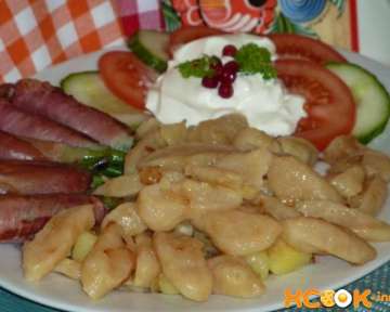Пошаговый фото рецепт приготовления украинских галушек с картошкой