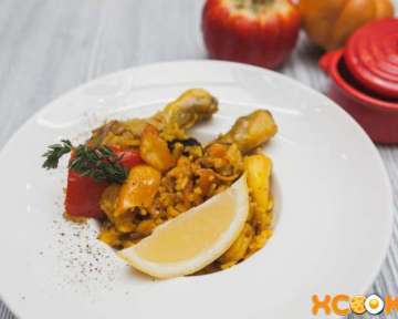 Паэлья с курицей и морепродуктами — классический испанский рецепт с фото приготовления