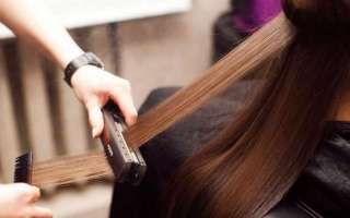 Профессиональное выпрямление волос — польза, вред и уход
