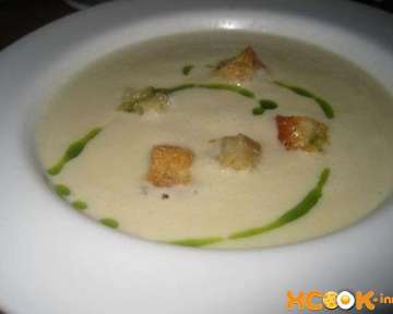 Вкусный фото рецепт, как приготовить для детей и взрослых молочный суп с гренками (сухариками)