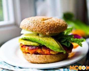 Вегетарианский гамбургер – пошаговый рецепт с фото приготовления в домашних условиях