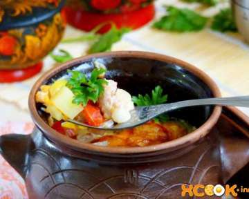 Жаркое из свинины с картошкой в горшочках – пошаговый рецепт с фото, как приготовить в домашних условиях