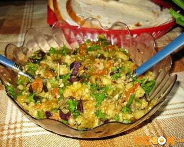 Овощной салат к шашлыку — рецепт с фото, как приготовить на природе