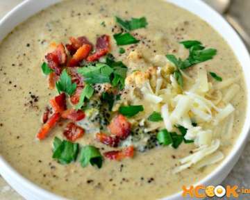 Вкусный диетический крем-суп из брокколи и цветной капусты для ребенка – пошаговый рецепт с фото, как приготовить овощное блюдо со сливками и сыром