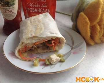 Домашняя шаурма с курицей в лаваше – простой рецепт с пошаговыми фото, как сделать вкусно
