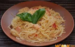 Паста карбонара с беконом — рецепт с пошаговыми фото, как приготовить спагетти в мультиварке