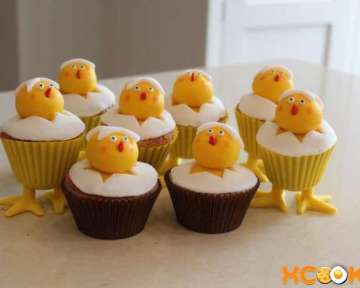 Пошаговый мастер класс с фото приготовления украшения в виде цыплят из мастики в домашних условиях