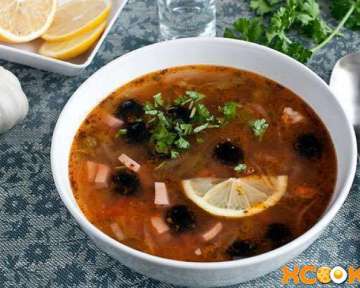 Домашняя солянка мясная сборная — классический рецепт приготовления с пошаговыми фото