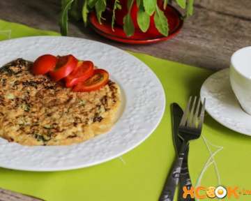 Вкусный омлет со свежим шпинатом и сыром – простой рецепт приготовления на сковороде с пошаговыми фото