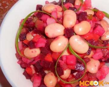 Классический винегрет с фасолью – рецепт с пошаговыми фото, как приготовить салат в домашних условиях