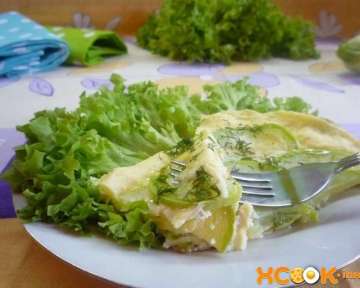 Омлет из кабачков и яиц – пошаговый рецепт с фото его приготовления на сковороде