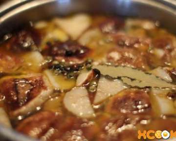 Грибной суп из замороженных грибов с мясом и картошкой – пошаговый рецепт с фото приготовления в домашних условиях