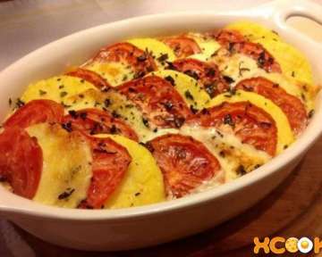 Кукурузная полента с сыром и помидорами – пошаговый рецепт с фото, как приготовить в домашних условиях