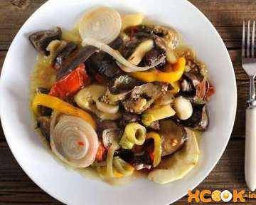 Рататуй с грибами — пошаговый рецепт приготовления с фото