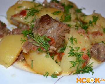 Домашнее жаркое из баранины с картофелем – рецепт с пошаговыми фото, как приготовить вкусно
