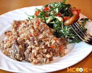 Вкусная гречка с тушенкой и грибами – домашний пошаговый фото рецепт, как сварить в мультиварке