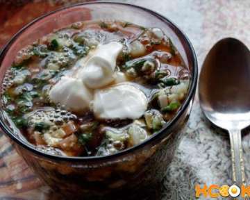 Окрошка на квасе с вареной колбасой — вкусный классический рецепт, как ее приготовить с фото