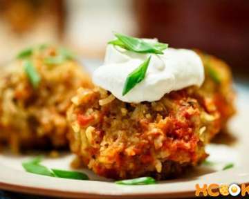 Ежики из говядины с рисом – пошаговый рецепт с фото, как приготовить из фарша в домашних условиях