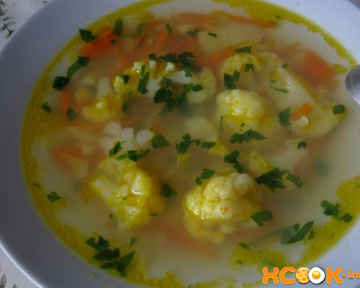 Овощной суп из кабачка и цветной капусты – приготовление по простому и вкусному пошаговому фото рецепту