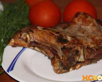 Рецепт приготовления антрекота на косточке из свинины в духовке с пошаговыми фото