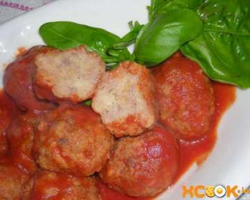 Мясные фрикадельки из фарша в томатном соусе — рецепт с фото, как приготовить в духовке