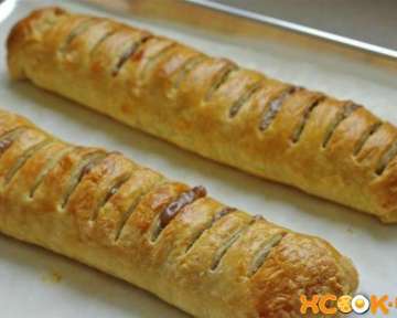 Как приготовить яблочный штрудель из готового слоеного теста – пошаговый рецепт с фото