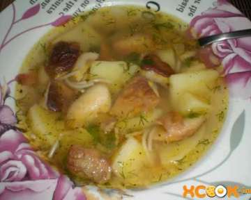 Грибной суп с вермишелью и картофелем – пошаговый рецепт с фото, как готовить в домашних условиях