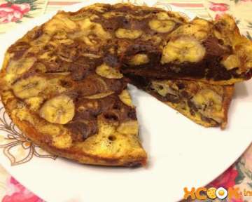 Пышная и вкусная шарлотка с бананами и какао – рецепт с пошаговыми фото, как просто приготовить в мультиварке