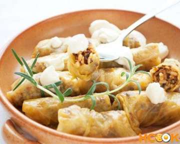 Постные голубцы с грибами и рисом — фото рецепт