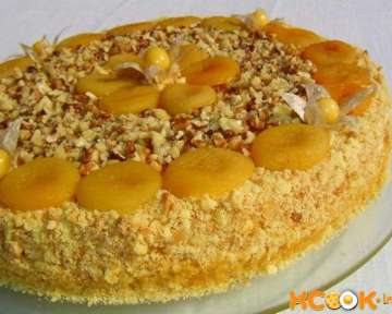 Пошаговый рецепт приготовления вкусного и ароматного абрикосового торта с фото в домашних условиях