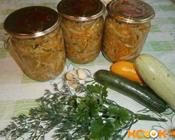 Салат из кабачков по-корейски на зиму — рецепт с фото, как приготовить заготовку