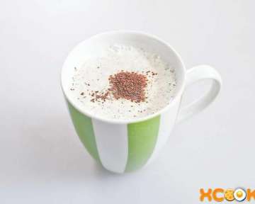 Фото рецепт приготовления густого молочного киселя с ванилью