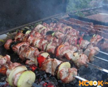 Вкусный шашлык из свинины с киви – пошаговый фото рецепт, как замариновать и приготовить