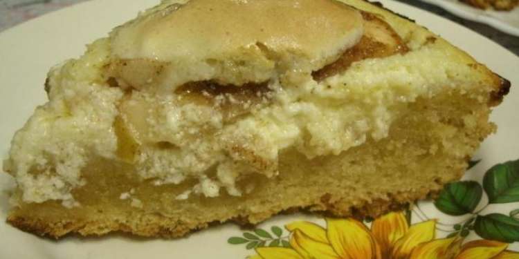 Рецепт творожно яблочного пирога в духовке с фото пошагово