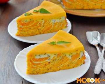 Вкусная творожно-тыквенная запеканка с маком – приготовление по пошаговому рецепту с фото в духовке