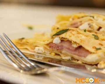 Французские блины крепы с яйцом и беконом — пошаговый рецепт с фото